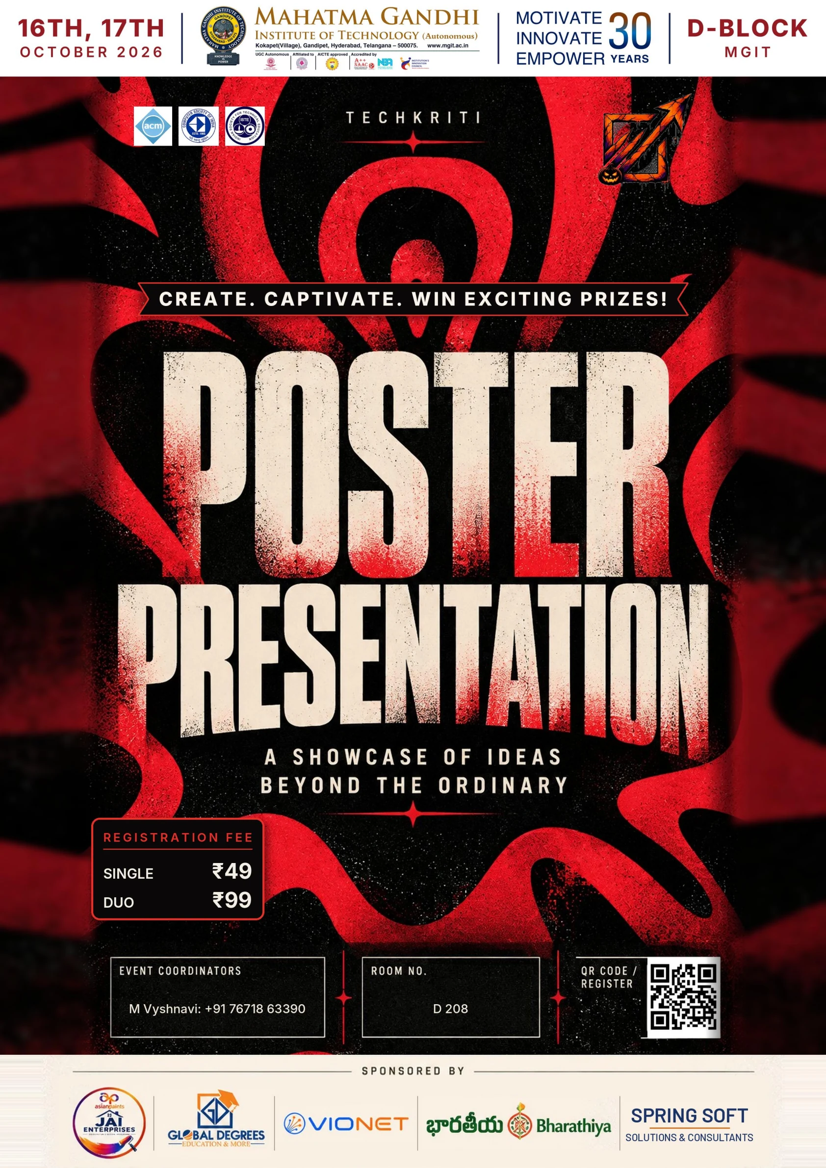 Official Poster Presentation event poster