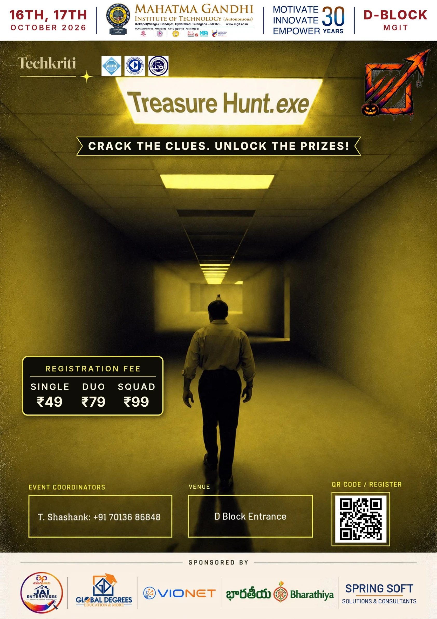 Official Treasure Hunt.exe event poster